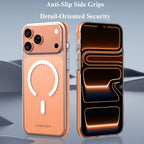 Lereach Magnetic Matte Phone Case for iPhone 17 Pro Max / 17 Air / 17 - PC+Magnet Material, Anti-slip Drop Protection Car Mobile World