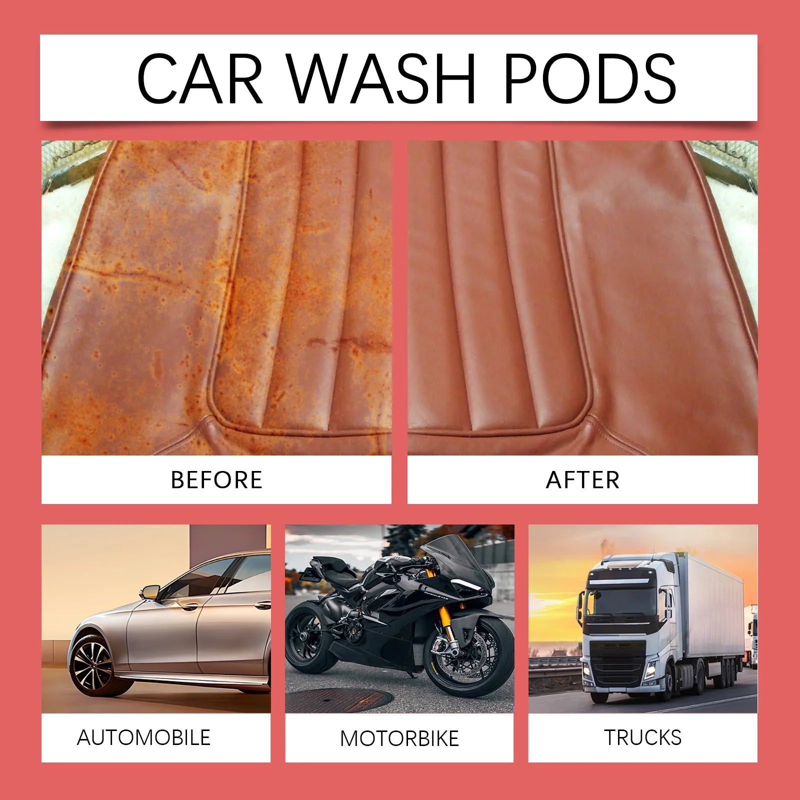 Multifunction Car Degreaser Cleaner Auto Interior Dashboard Leather Seat Stain Remover Cleaning Agent Car Detailing Maintenance CM World