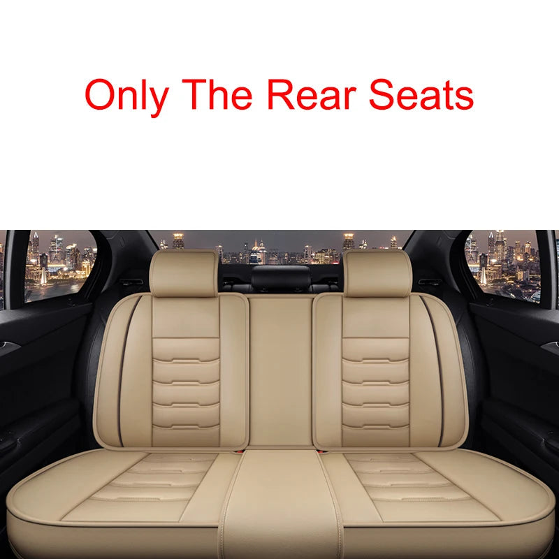 Full Coverage Universal Pu Leather Car Seat Covers for Bmw 5 Series F10 F11 G30 G31 E39 E60 E61 F07 F18 G38 G60 Car Accessories CM World