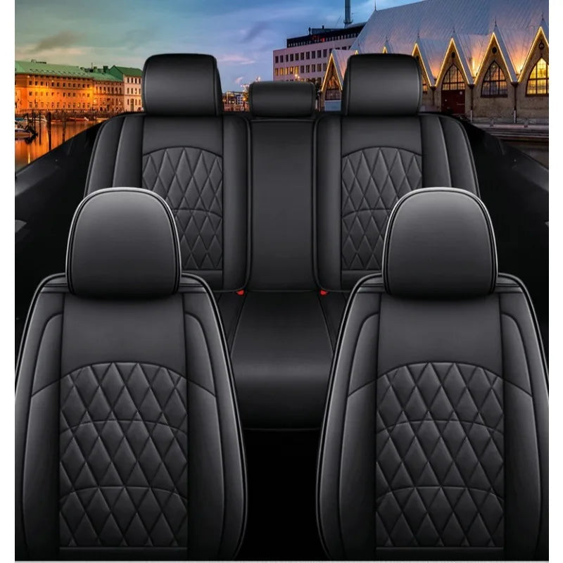 Full Coverage Universal Pu Leather Car Seat Covers for AUDI All car models A3 Sportback A1 A4 A5 A6 A6L A7 A8 Car Accessories CM World