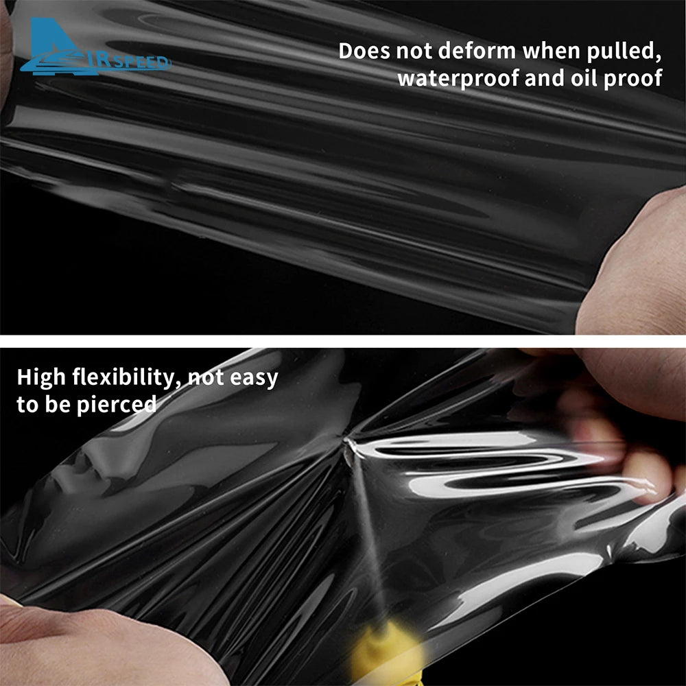 For Tesla Model Y 2025 A Pillar Outer Triangle Carbon Fiber Pattern TPU Film Interior Decoration Car Modification Accessories Car Mobile World