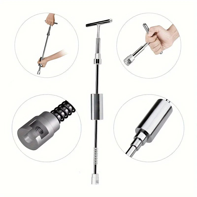 19/23Pcs Auto Sheet Metal Dent Repair Tool 2in 1-Slide Hammer Puller Body Repair Tool for Vehicle Car Auto Car Dent Repair Tool