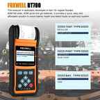 FOXWELL BT780 12V Car Battery Tester capacity AGM/GEL/EFB Analyzer with Built-in Printer Car Battery Monitor CCA/SOC/SOH Test CM World