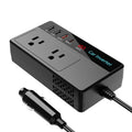 200W Car Inverter DC 12V To 110V AC Power Inverters 3 USB 1 Type-C Ports Charger Adapter Car Plug Converter with LED Screen CM World