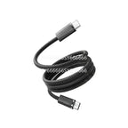 New 140W PD3.1 USB C‑C Nylon Braided Fast Charging Cord Compatible With Anker Black 15000 Bend Lifespan