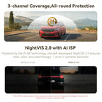 【New】DDPAI Z60Master Dual Dash Cam 4K+2K 2/3 Channel Front and Rear HDR Night Vision WiFi6 GPS ADAS Dash Camera DVR Car Dashcam Car Mobile World