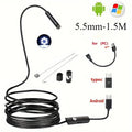 Mini HD Endoscope Camera Waterproof IP67 Industrial Camera Endoscope for Android Phone Camera, Pipe Inspection, Industrial, Auto CM World
