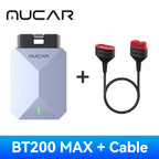 MUCAR BT200 MAX CAN FD OBD2 Scanner 15 Resets AI Car Diagnostic Tools All System Auto Scan Bi-Directional Control Free Update Car Mobile World
