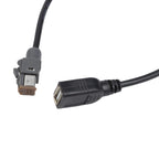 Car Audio System Media Playback Car USB Adapter Media Transfer Practical Design Wear-Resistant 100cm Cable Length