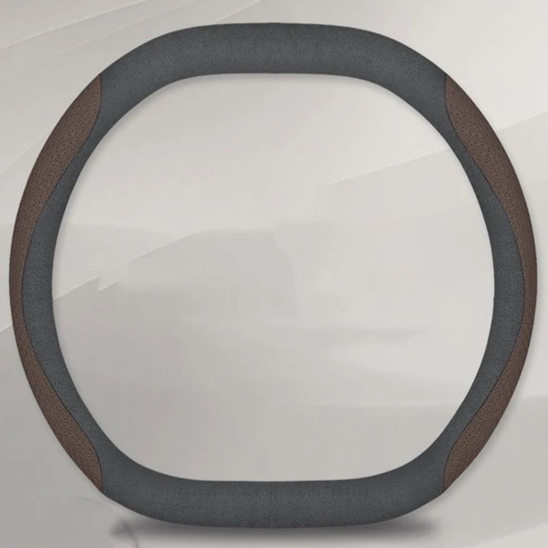 11colors D-shaped Car Steering Wheel Cover for Lincoln Nautilus 2023 2024 2025 2026 Auto Interior Protection Accessories