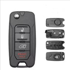 2 3 4 Buttons Car Key Housing Key Case Shell for Jeep Renegade Compass Patriot Liberty Wrangler Renegade 2015 2016 2017 2018 CM World