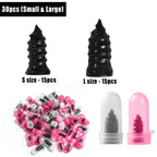 Easy DIY Spiral Tyre Repair Plugs Rubber Screw Nails Puncture Repair Tools for Car Motorcycle Bike Tubeless Tyres