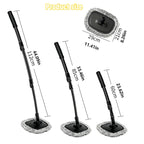 New Car Wash Mop Cleaning Brush Telescoping Long Handle Cleaning Mop Retractable Bent Bar Car Wash Brush Car Cleaning Tools CM World
