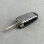 For Audi Fashion Gray Car Flip Key Fob Case Cover Shell Holder Protector A1 A3 TT TTS Q3 Q7 S3 Accessories Zinc Alloy CM World