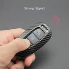 For Hyundai Carbon Fiber Car Smart Key Cover Case Chain Accessories Veloster Accent Palisade Elantra GT Venue Santa Fe Kona i30 CM World