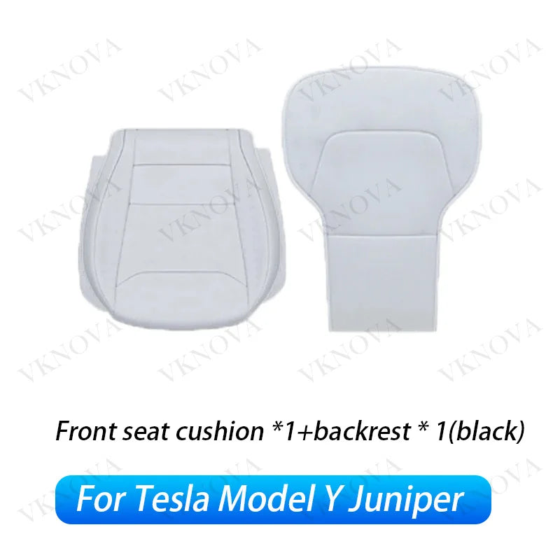 For Tesla New Model Y Juniper 2025 2026 Car Seat Cover Nappa Leather & 8 Grade Anti Fouling Wholesale Price Interior Accessories CM World