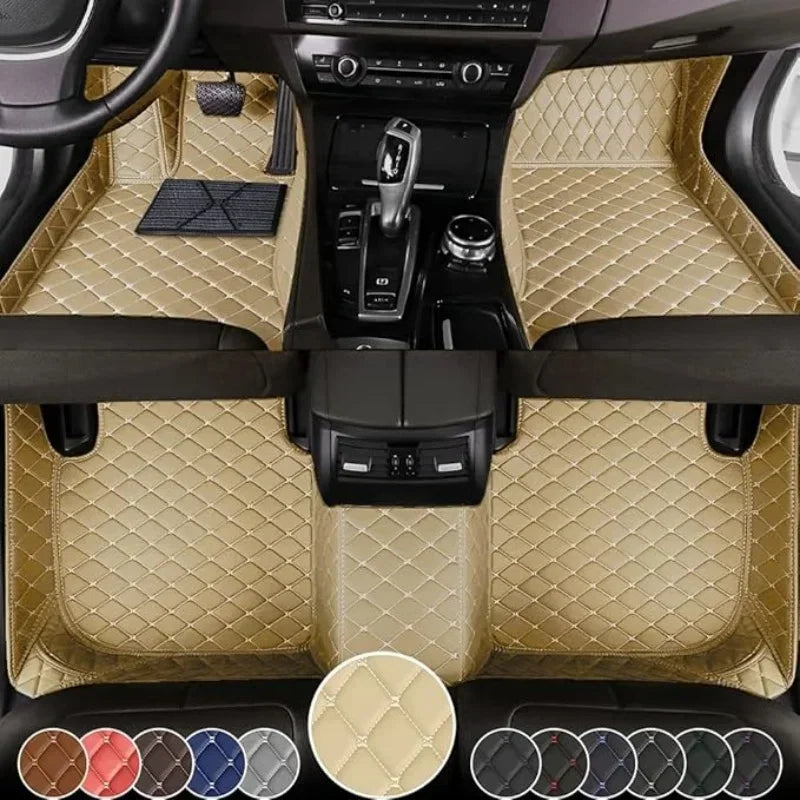 Car Floor Mats Custom Leather For For Renault Megane 2 3 4 Megane E Arkana Zoe 2006-2021 Car Interior Accessories