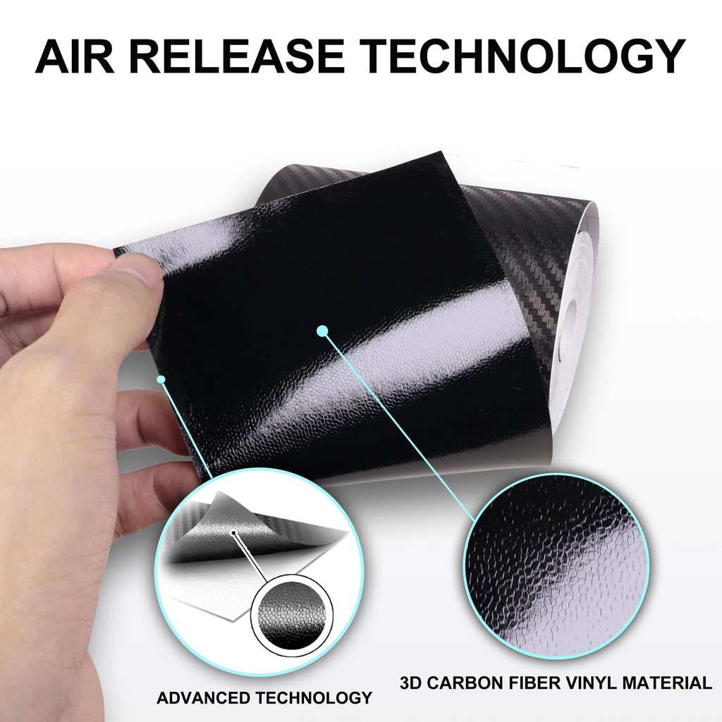 Carbon Fiber Car Body Vinyl Wrap Matte Accessories Glossy Black Sticker 3D 4D 5D 6D Auto Foil Cover Motorcycle Decoration Film Car Mobile World