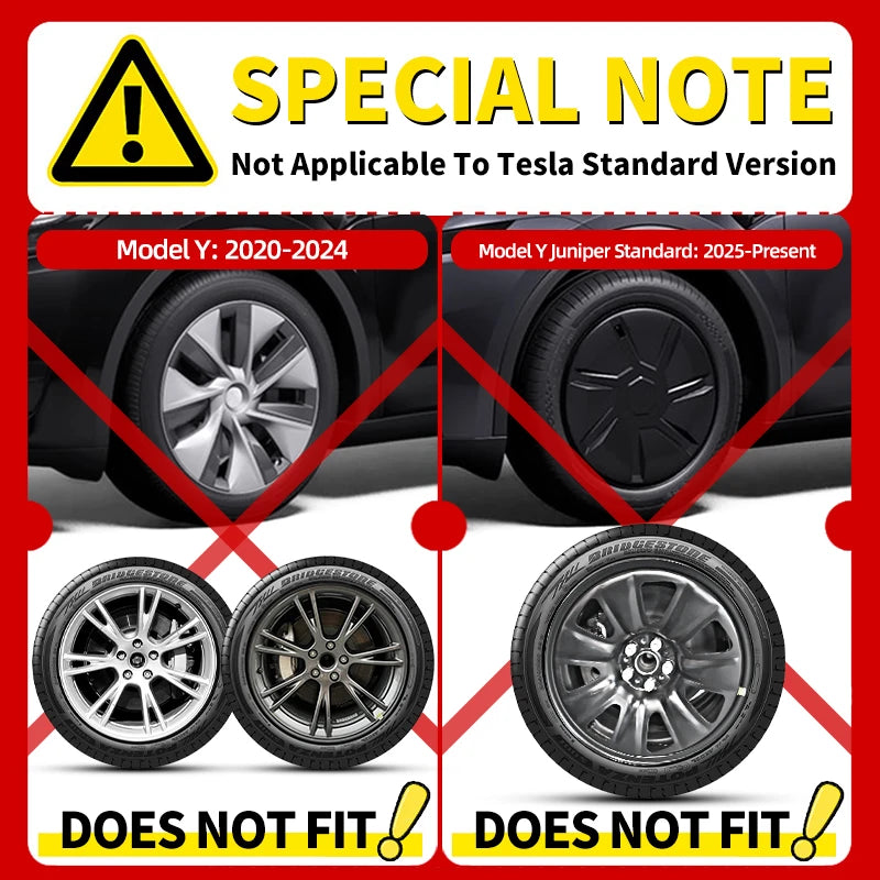 4PCS 19inch Wheel Cap for Model Y Juniper 2025-2026 Arachnid Car Performance Cap Automobile Wheel Cap Design for Tesla Hubcaps CM World