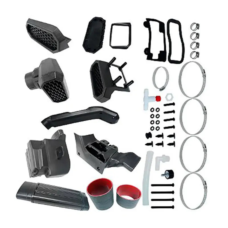 Matte Black Engine Airflow System Air Intake Snorkel Kit for Jeep Wrangler JL 2018 - 2024
