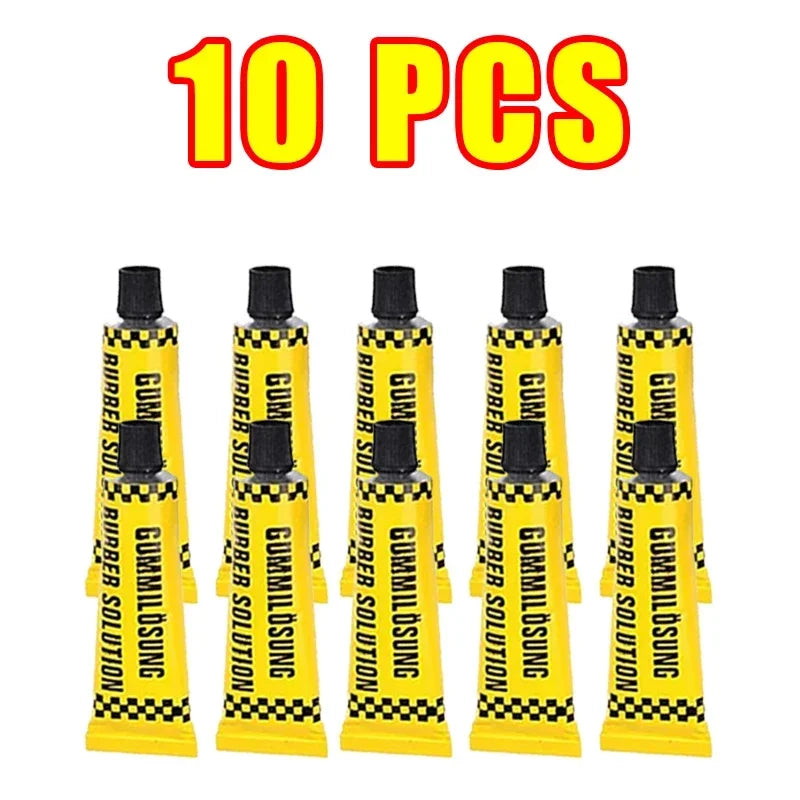 Car Tire Repair Kit Emergency Tire Repair Strips Glue Tubeless Tire Puncture Plug Set For Trucks Cars Motorcycles Accessories CM World