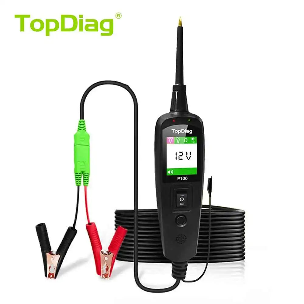 Automotive Electrical Circuit Tester Power Probe Kit 12-24V DC Pen Vehicle Power Diagnostic Tool Auto Test Light System Analyzer CM World