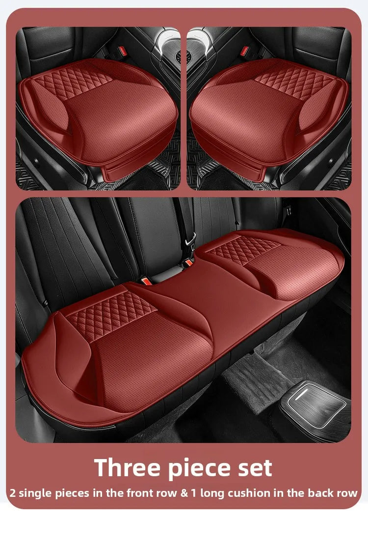 Universal Ergonomic Car Seat Cover Built-in 6cm Lumbar Support and Leg Bolster Breathable SUV Sedan Cushion Car Seat Protection