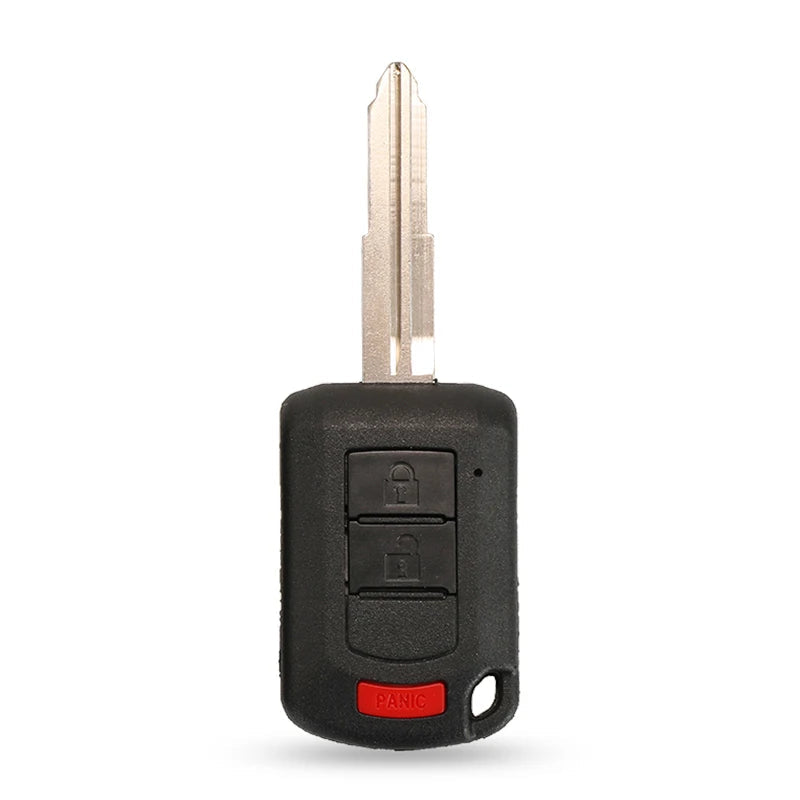 jinyuqin 10pcs Head Remote Car Key Case Shell For Mitsubishi Eclipse Outlander Mirage lancer 2/3/4 Buttons Fob Housing CM World