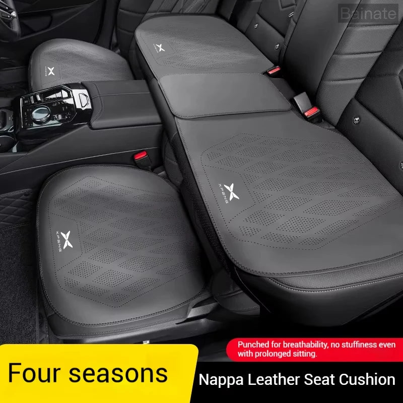 Car Seat Covers, For XPENG G6 P7 G9 MONA M03 G3 P5, Protective Covers Breathable Sweatproof, Four Seasons Leather Seat Cushion Car Mobile World
