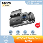 AZDOME 1080P Dash Cam M200 150° Wide Angle Built-in GPS WiFi Car Camera G-Sensor App Control 24H Parking Surveillance Car DVR Car Mobile World