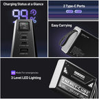 MOVESPEED Z70 Pro Large Capacity Power Bank 140W Max Fast Charge Laptop External Battery Charger for MacBook Pro Outdoor Camping