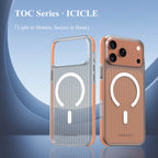Lereach Magnetic Matte Phone Case for iPhone 17 Pro Max / 17 Air / 17 - PC+Magnet Material, Anti-slip Drop Protection Car Mobile World
