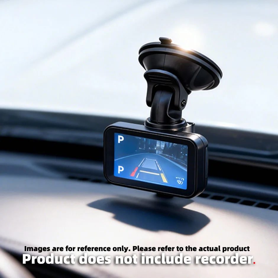 QXNY 360° Rotating Suction Cup Mount for Action Camera, Car DVR on Windshield - Secure Holder Bracket for Driving Recording CM World