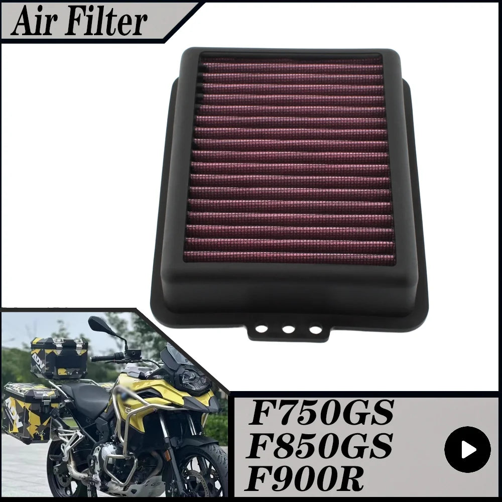 Motorcycle Washable Air Filter For BMW F750GS F850GS F900R F900XR Replaceable BM-8518 HFA7801 13728561572 Air Intake Filter CM World