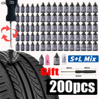 Car Tyre Repair Rubber Nail Car Wheel Punctures Screws Car Tire Repair Kit Car Motorcycle Tire Puncture Repair Screws Tool CM World