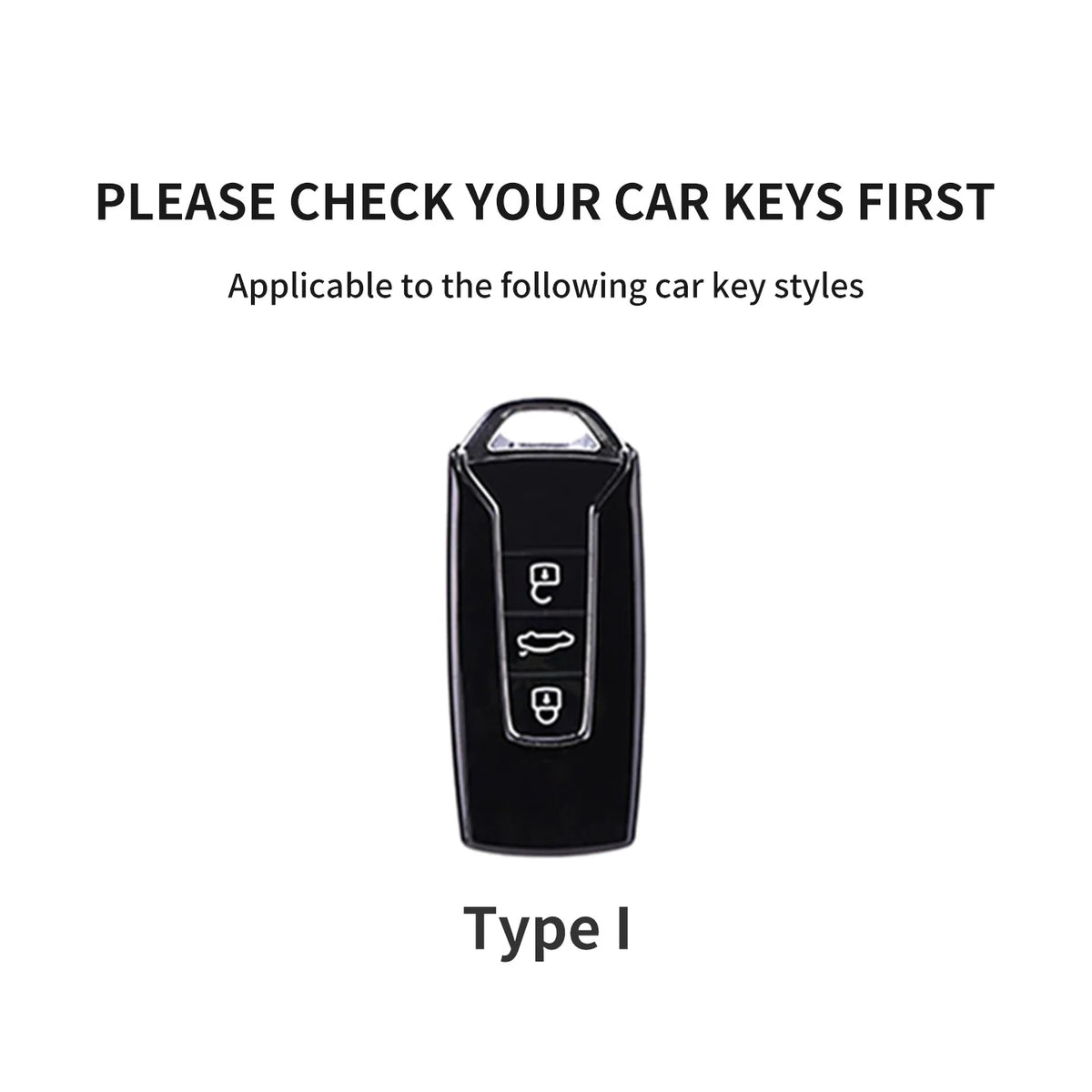 Leather Car Key Case Cover For Touareg 2019 2020 2021 2022 2023 2024 2025 2026 Key Protection Garnish Accessories