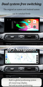 Navi GPS Stereo Car Video Multimedia Player for BMW 5 Series F10 F11 2018 - 2019 EVO System Android 16 Carplay Auto Accessories CM World