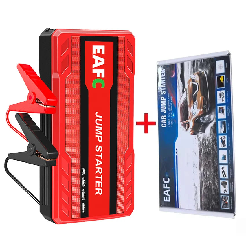 EAFC 12V Car Jump Start 600A-2000A Car Battery Starter Booster Auto Starting Device Emergency Start Portable Power Bank Car Mobile World