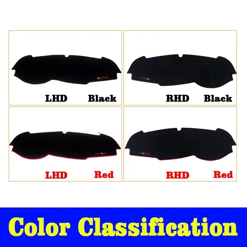 For Kia Sportage 4 QL 2016 2017 2018 2019 2020 2021 2022 Car Dashboard Sunshade Anti-UV Anti-Dirt Carpet Protect Mat Accessories