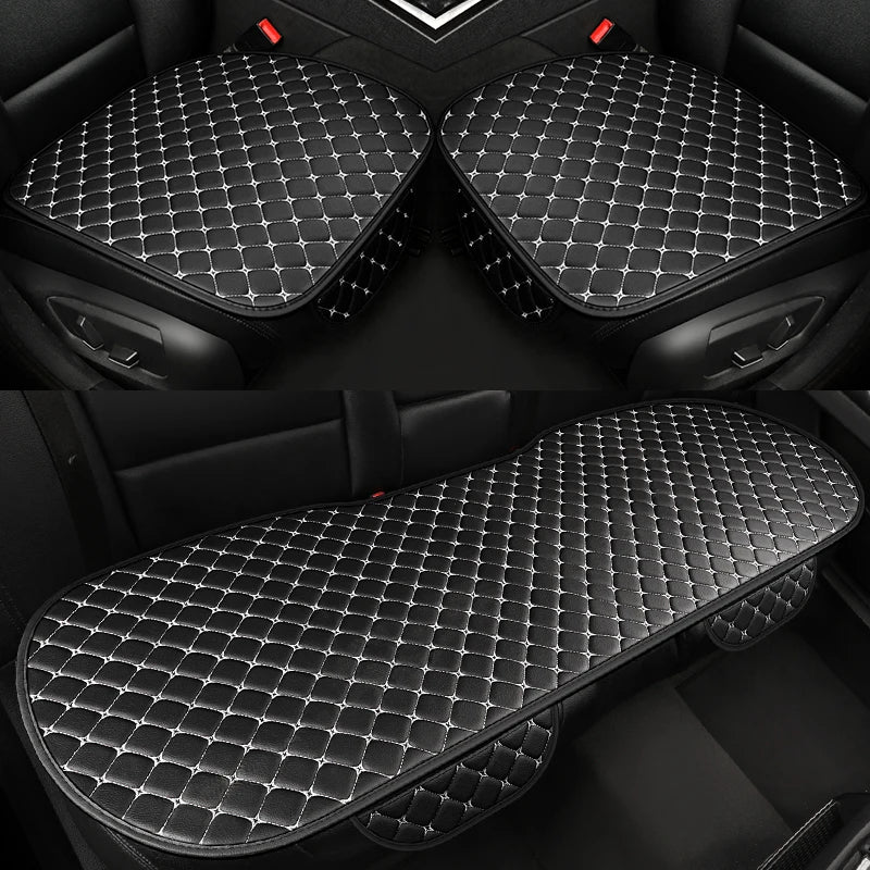Comfortable Napi Four Seasons Universal Seat Cushion Car Seat Cushion Star Embroidered Back Row Anti slip Five seater CM World