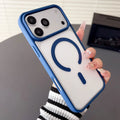 Dark Cherry Ultra-thin Matte Magnetic Charging Phone Case For iPhone 18 17 16 15 14 13 12 Pro Max Magsafe Shockproof Hard Cover