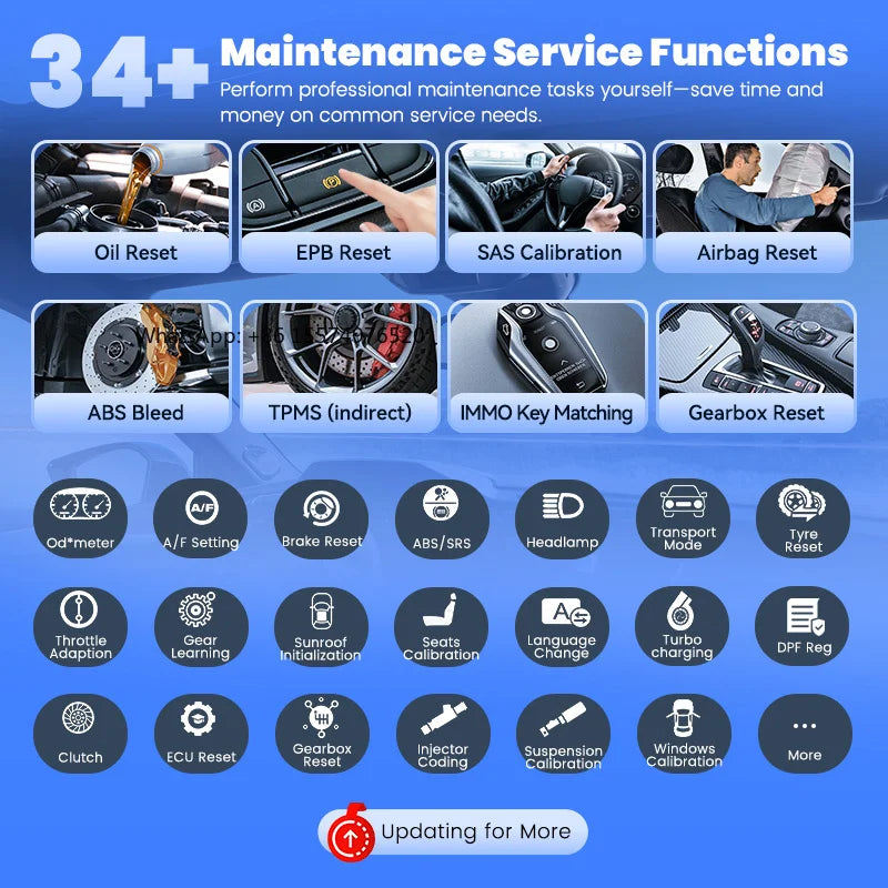 THINKCAR THINKSCAN 689BT Diagnostic Tool with Lifetime Free Update Full System ECU Coding 34 Reset CANFD DoIP Obd2 Car Scanner Car Mobile World