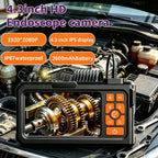 Industrial Endoscope Camera 4.3 "Single Lens 8mm HD 1080P Car/Pipe Inspection Borescope IP67 Waterproof Sewer Camera With 8 LEDS