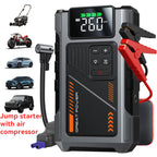 Portable Car Jump Starter With Air Compressor, 3000A Peak(7.5L Gas, 6.5L Diesel) , Jump Starter Battery PackWith150 PSl Tire Inf CM World