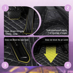 Full Set Car Floor Mats Trunk Carpet For Toyota Corolla 2007-2026 Waterproof Anti Slip Easy Clean Front Rear Covers Accessories
