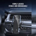 1PC Car Press CD Port Mobile Phone Bracket Car Air Outlet Navigation Mobile Phone Bracket CM World