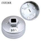 New 1/2 Square Drive 65mm 14 Flutes End Cap Oil Filter Wrench Auto Tool For Toyota Car Mobile World