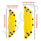 4Pcs Metal Car Brake Caliper Covers Anti Dust Protective Disc Shell for Audi Bmw Mercedes Benz VW volkswagen Peugeot Accessories