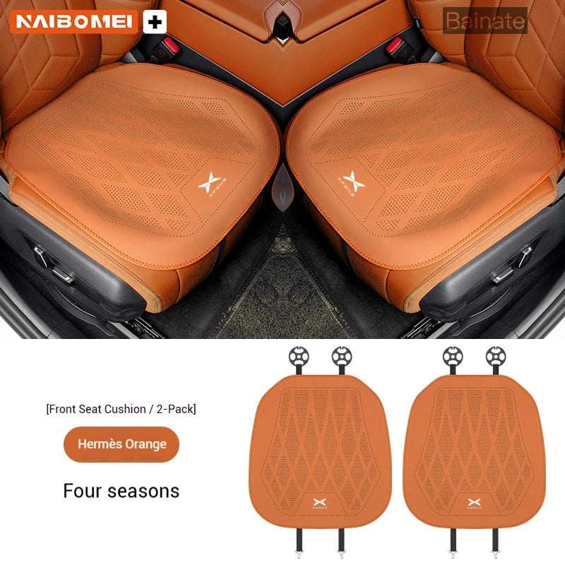 Car Seat Covers, For XPENG G6 P7 G9 MONA M03 G3 P5, Protective Covers Breathable Sweatproof, Four Seasons Leather Seat Cushion Car Mobile World