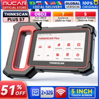 THINKSCAN PLUS S4/S6/S7 OBD2 Car Diagnostic Tools Multi System Scan ABS SRS ECM TCM BCM IC AC Reset Code Reader Auto Scanner CM World
